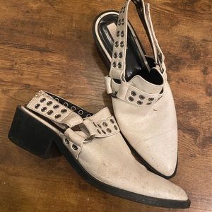 Forever 21 sling back pointy loafer